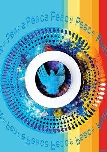 #peace#affiche#poster#museumvienna#colombepaix#handpeace